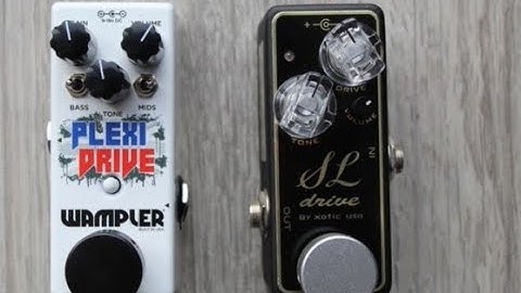 WAMPLER PLEXIDRIVE MINI V.S. XOTIC SL DRIVE