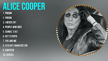 Best Songs of Alice Cooper full album 2024 ~ Top 10 songs