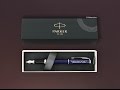 Stylo plume personnalis parker urban ii bleu nuit