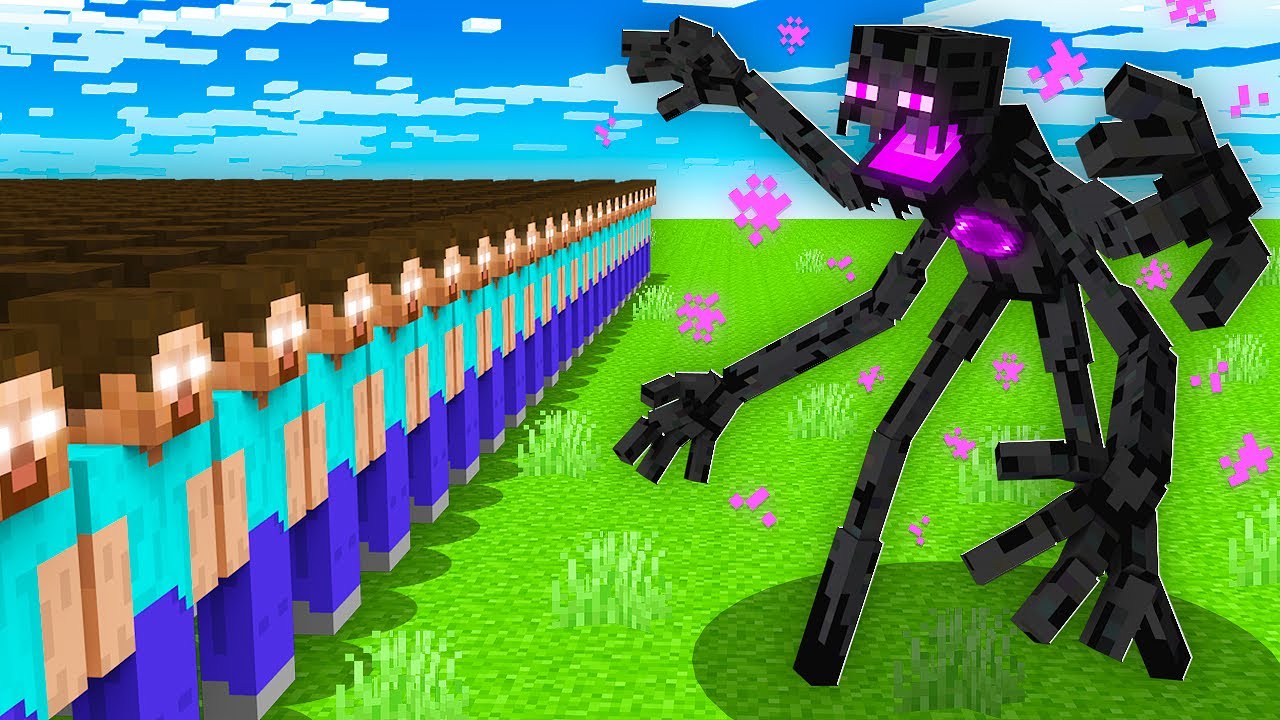 Minecraft: Pocket Edition, Enderman, herobrine, player Versus