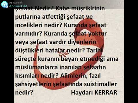 Şefaat Nedir? bu hususta düşülen imani hatalar 2