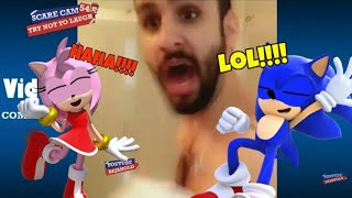 Sonic And Amy React To Try Not To Laugh [NOT THE FULL VIDEO]