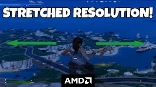 How To Get Stretched Resolution In Fortnite Chapter 5 (AMD)