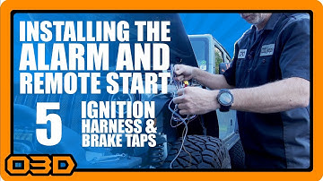 05 - Alarm and Remote Start Install - Ignition Omega T- Harness, Brake Wiring Excalibur AL-1775-3DB