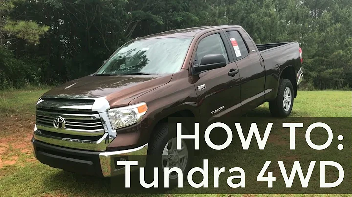 How To shift a Toyota Tundra into four-wheel drive (4WD) with Jonathan Sewell Sells