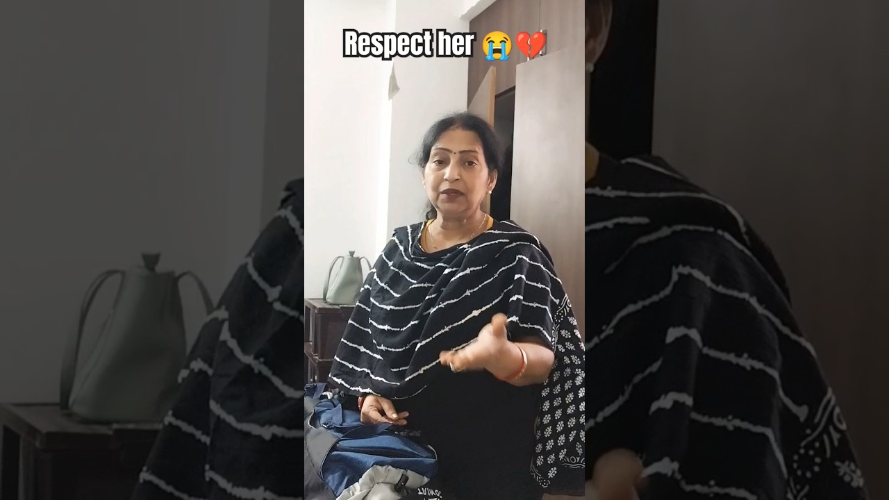 Respect her 😭💔 Ahearttouching story 