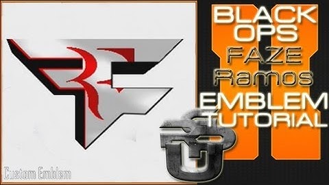 Faze Ramos Logo: Call of Duty Black Ops 2 Emblem Tutorial