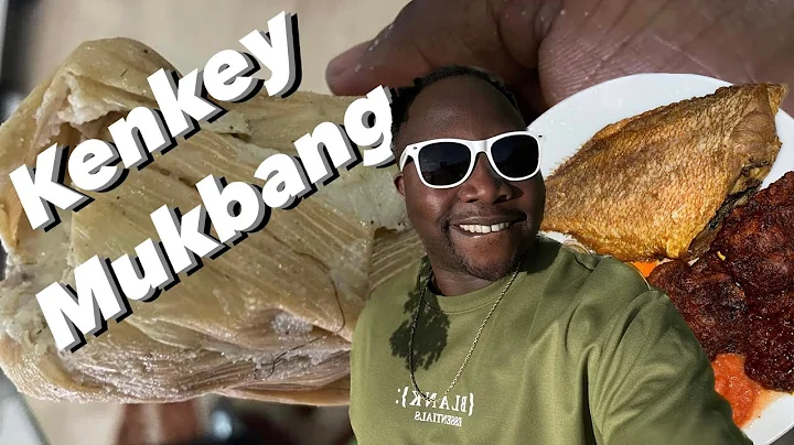 ASMR MUKBANG Kenkey & KPAKPO Shitor, Barracuda Fish | GHANA FOOD