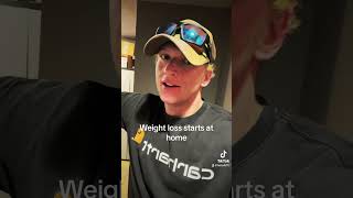 Weightloss starts at home gym funny weightloss motivation