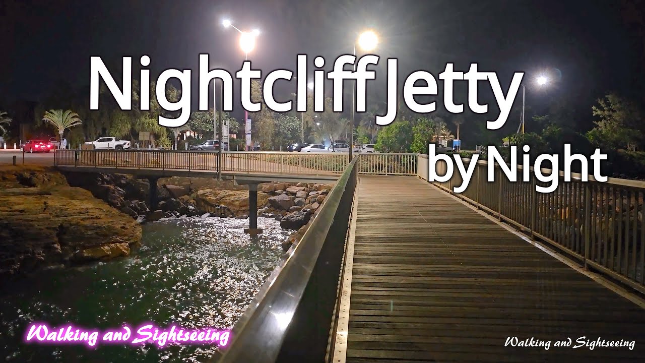 Nightcliff Jetty After Dark | Relaxing Night in Darwin Northern Territory Australia | Foreshore Walk