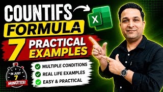 COUNTIFS in Excel Explained with 7 Practical Examples | Excel COUNTIFS Formula
