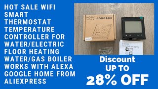 MOES WiFi Smart Thermostat Temperature Controller Works with Alexa and Google Home