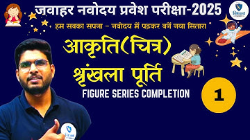 JAWAHAR NAVODAY CLASS 6 REASONING  |  FIGURE SERIES COMPLETION PART 1  JNVST BATCH-2025