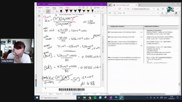 IAL Chemistry unit 4 Jan 2020 exam review