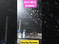 Ref:JFEIhr7kcV0 Snow falls tonight in bergheim town