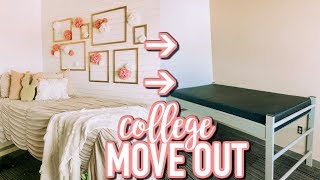 College Move Out Vlog | Moving Out of My Dorm | Arizona State University