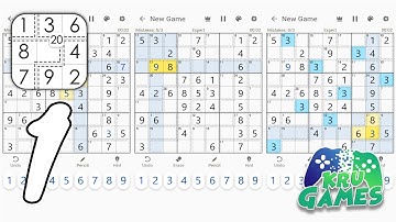 Killer Sudoku - Free Sudoku Puzzles+ Gameplay #1 All Levels (Android, IOS)