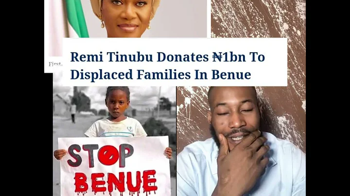 Remi tinubu donates 1bn to displaced families in benue state.