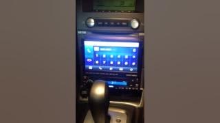 Single Din car DVD player in 05 Ford falcon BA