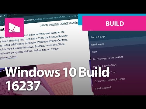 Windows 10 Build 16237 - Microsoft Edge, Notifications, My People + MORE