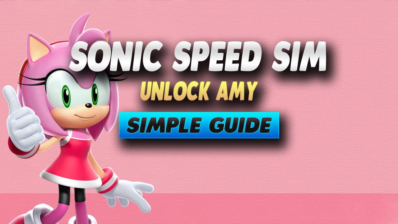 Sonic Speed Simulator - How to get Amy in save Amy event