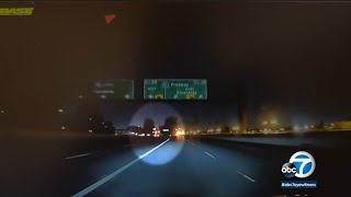 Dashcam captures moments before crash that killed 5 in Long Beach