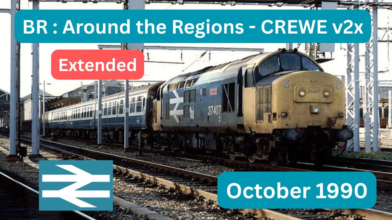 BR : Around the Regions - CREWE in October 1990 - EXTENDED VERSION