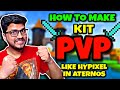 How to make kit pvp server in aternos minecraft  how to make kitpvp server like hypixel in aternos