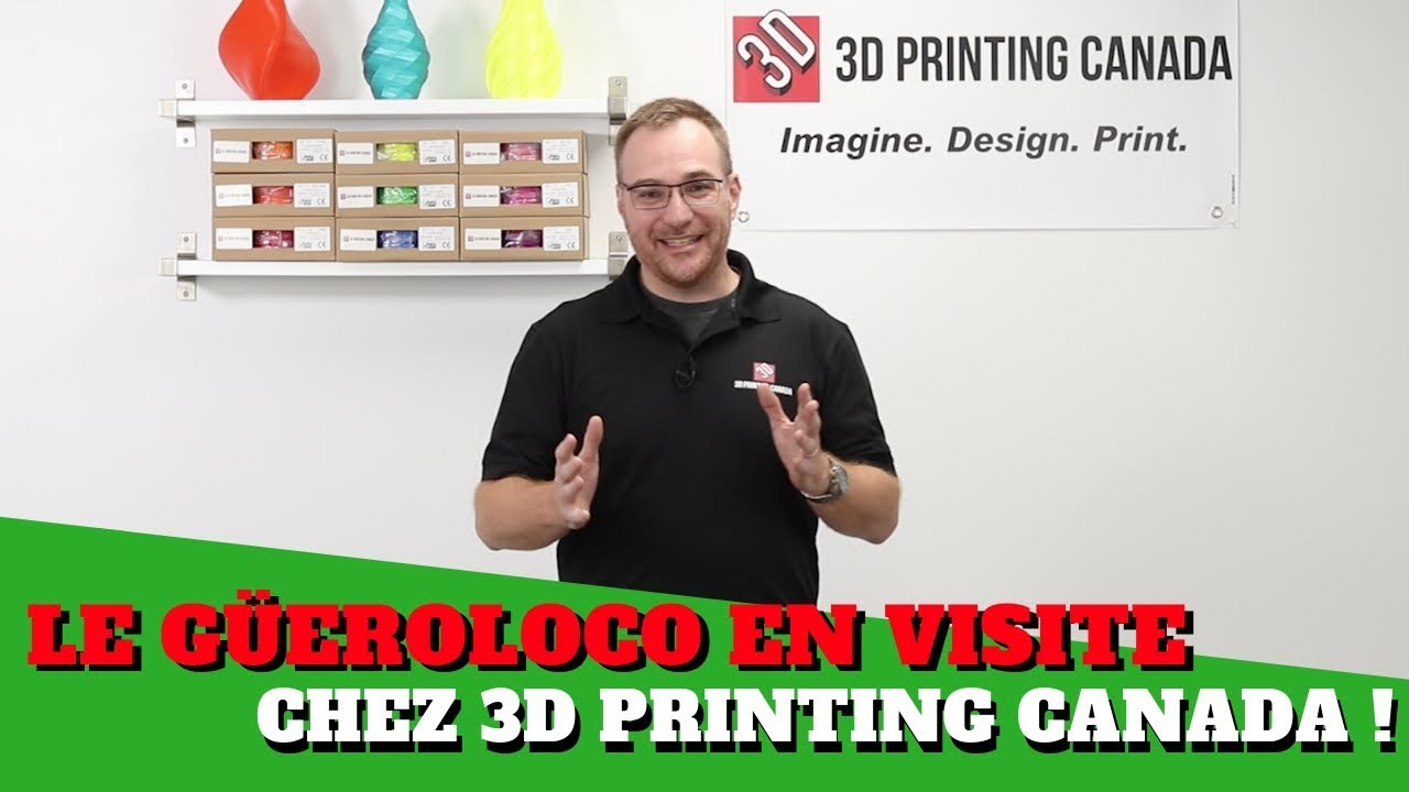 Visite chez 3D Printing Canada YouTube