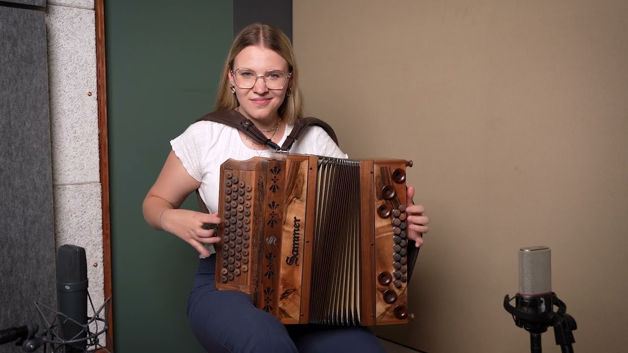 Großarler Polka mit Sophia | Steirische Harmonika