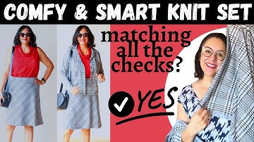 MATCHING up all the CHECKS? worth it?? Comfy set. Teifi (Itch to Stitch). Black Friday