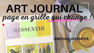 ART JOURNAL page en grille qui change !