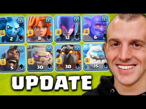 Huge Troop Changes! Update Sneak Peek 3 (Clash of Clans)