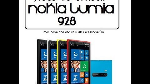 How to Unlock Nokia Lumia 928 / Tutorial by Cellunlockerpro