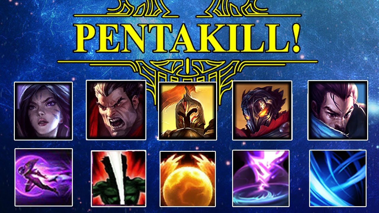 Pentakill Montage #21 ( Darius, Kayle, Kai'sa, Viktor.. ) | League Of Legends Mid
