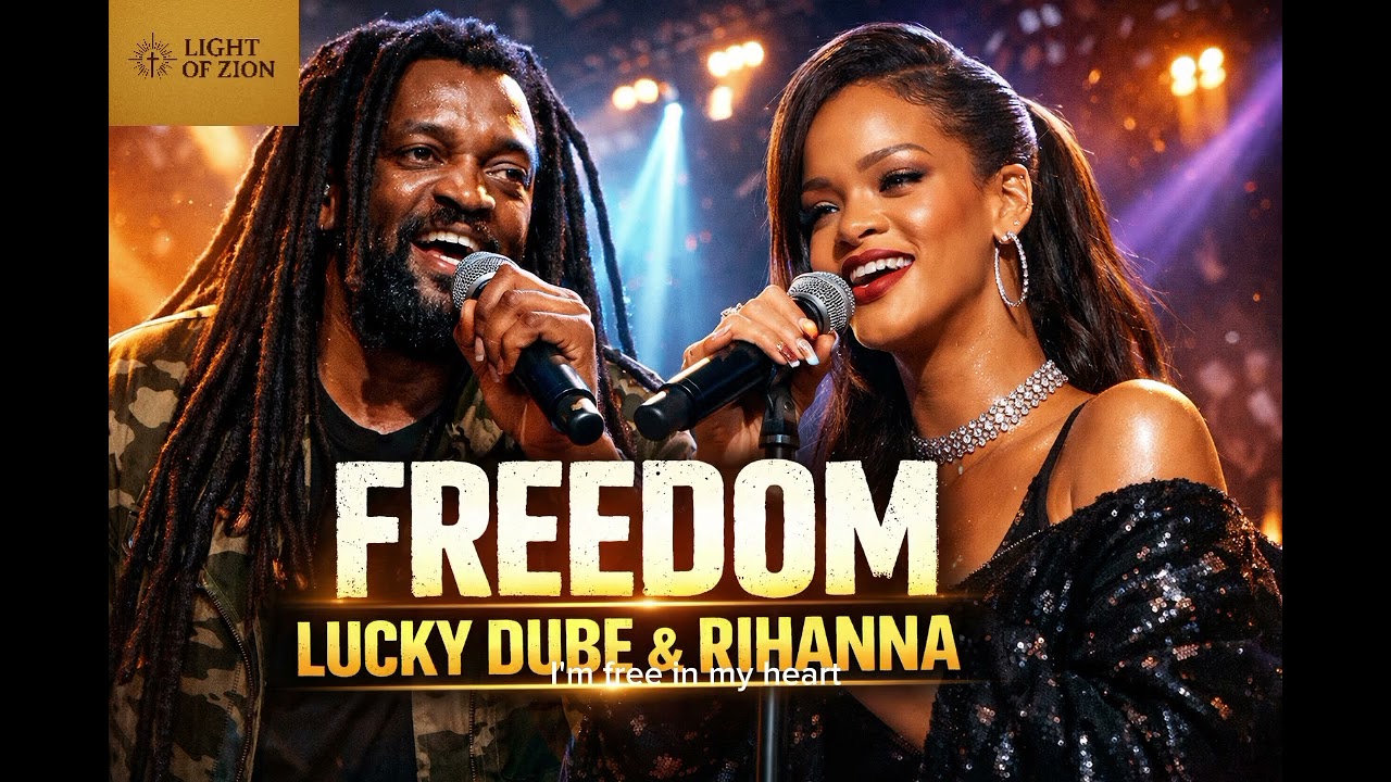 Freedom, Lucky Dube ft Rihanna (Official light of Zion YouTube video reggae lyrics)