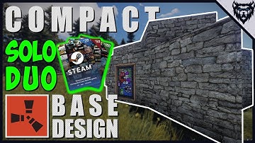 RUST - COMPACT Expandable Starter Base Design(No Blueprints) - Building 3.2 (2018)