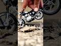 Stealth Black Royal Enfield Bullet 500 Classic 500 Himalayan 500 Diecast Offroading miniature stunt