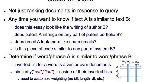 IR3.15 Applications of the vector-space model