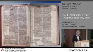Tom McLeish, "A Medieval Big Bang Theory"