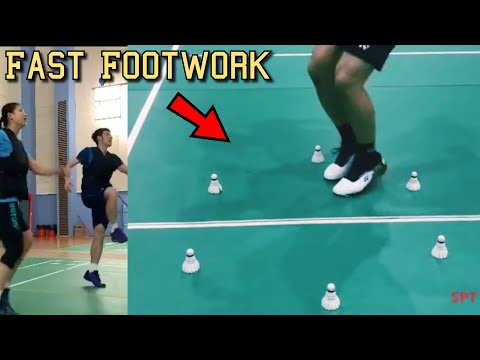 Badminton footwork - agility badminton and speed training
