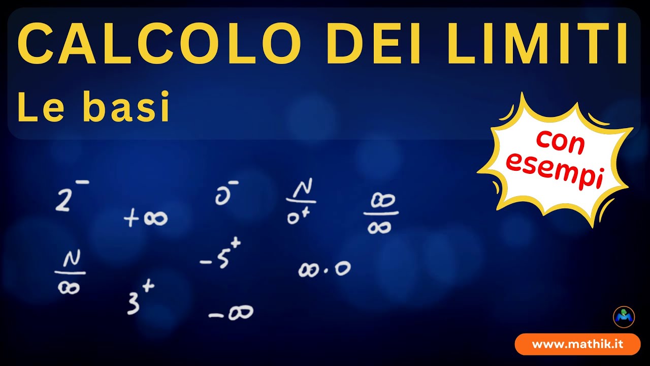 01 Calcolo dei limiti: Nuove regole per fare i conti