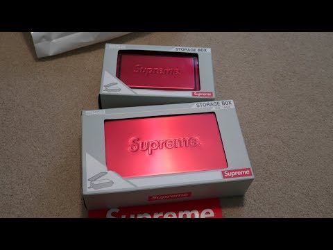 Supreme SS18 Pickup/Unboxing Sigg Metal Box Large + Small