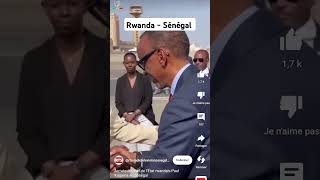L'arrivée de Paul kagame au Sénégal #afrique #info #politique #africa #news
