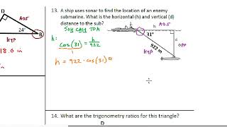 U6 L7 10 Trig Test Review Q13