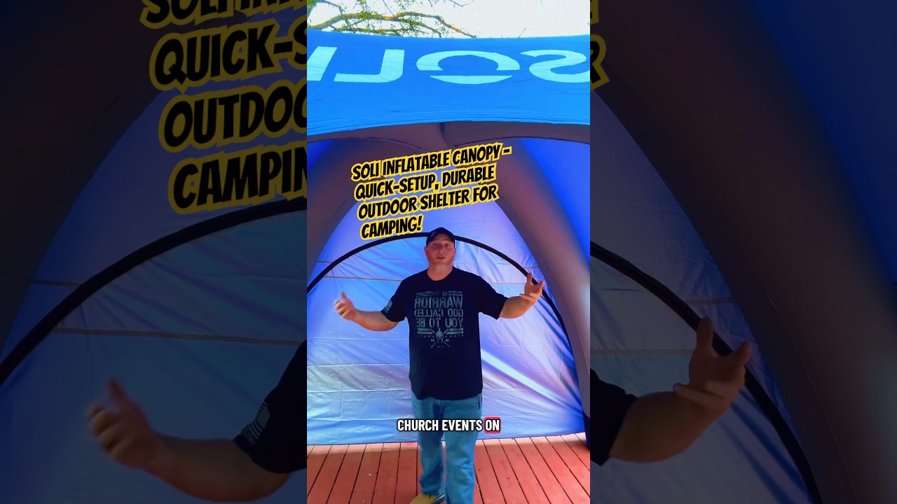 Soli Inflatable Canopy - Quick-Setup, Durable Outdoor Shelter for Camping! 