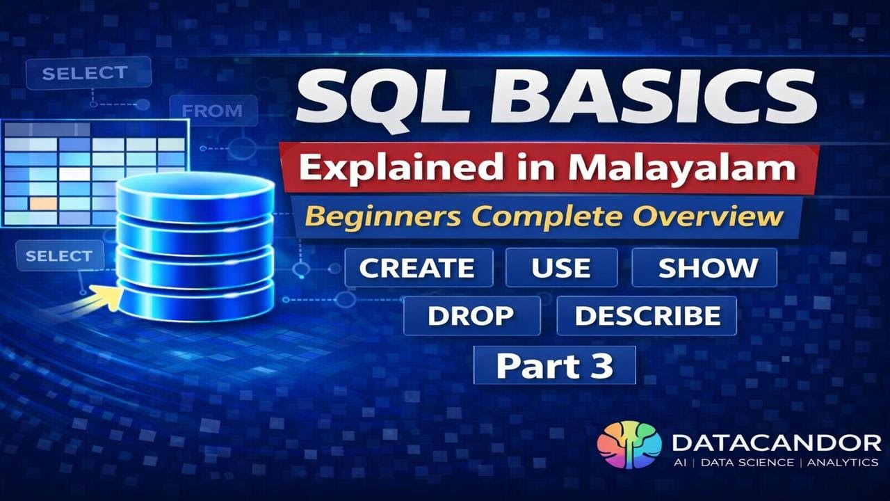 How to Create Database & Tables in MySQL | SQL Tutorial in Malayalam ...