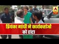 Priyanka scolds Cong workers for passing time instead of campaigning