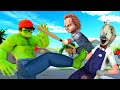 Giant Nick Hulk Save Tani Love Story - Scary Teacher 3D Family Ice Scream VS Chocky Doll