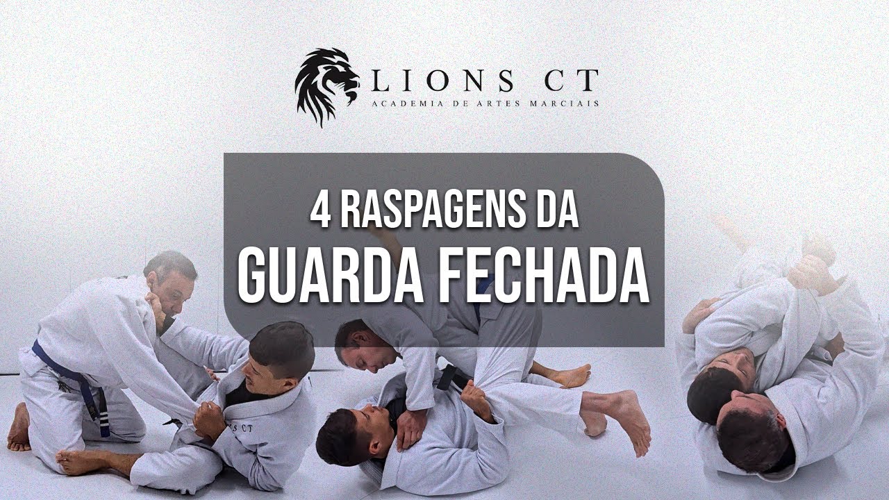 Aprenda 4 Raspagens da Guarda Fechada Que Realmente Funcionam! (Jiujitsu Ensinado Passo a Passo)